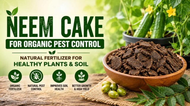 Neem Cake for Organic Pest Control and Plant Nutrition