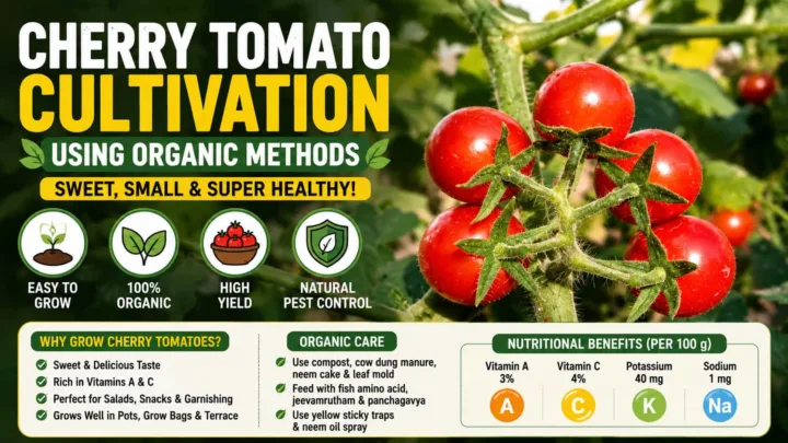 Cherry Tomato Cultivation Using Organic Methods – Complete Growing Guide Cherry Tomato Cultivation Using Organic Methods – Complete Growing Guide