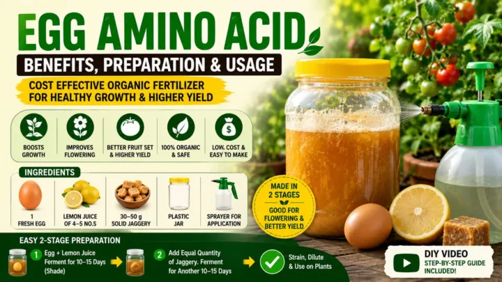 Egg Amino Acid (EAA) Fertilizer – Benefits, Preparation Method and Usage Guide