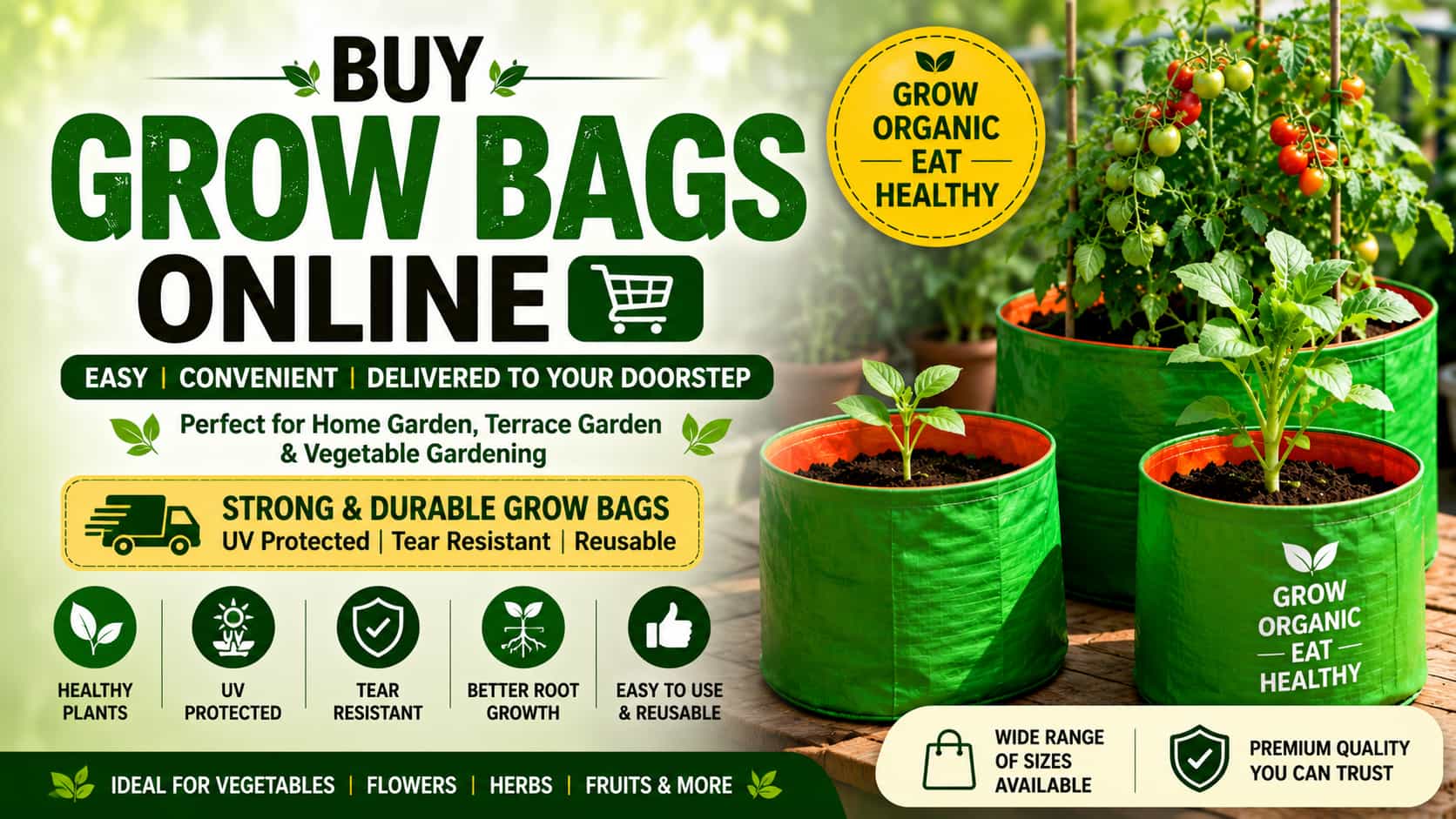Purchase Grow Bags Online