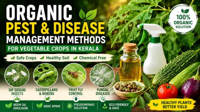 Organic Pest and Disease Management Methods for Vegetable Crops in Kerala
