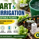 Smart Drip Irrigation System for Terrace Gardens – Automatic Watering for Vegetable Plants