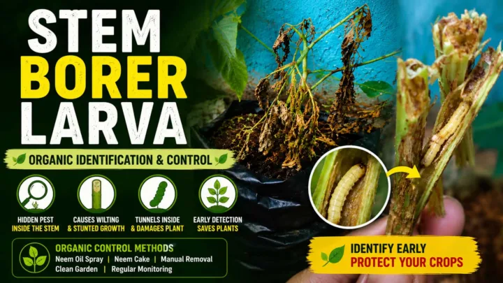 Stem Borer Larva in Plants – Identification, Damage, and Organic Control Stem Borer Larva in Plants – Identification, Damage, and Organic Control